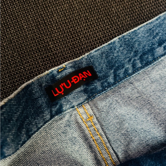 Men's Denim Wide-Leg Pants - Picture 2 of 6